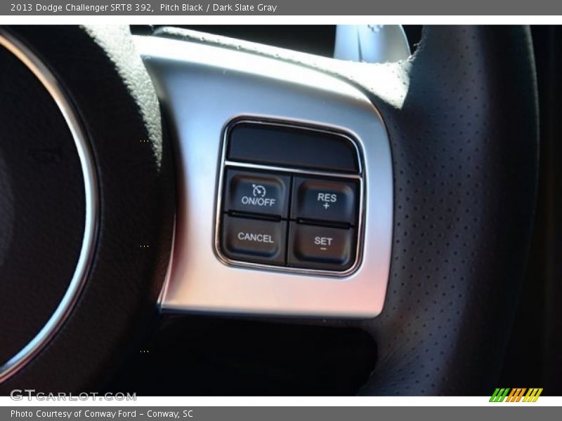 Pitch Black / Dark Slate Gray 2013 Dodge Challenger SRT8 392