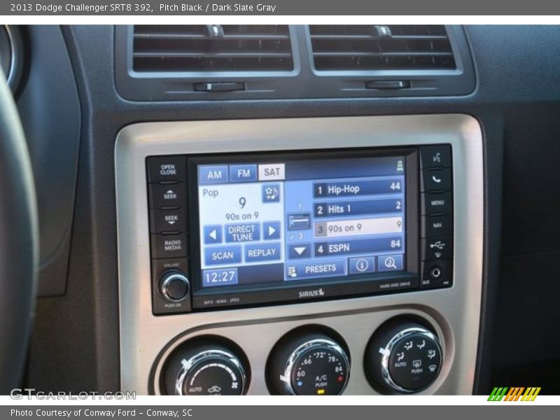 Pitch Black / Dark Slate Gray 2013 Dodge Challenger SRT8 392