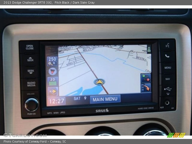 Pitch Black / Dark Slate Gray 2013 Dodge Challenger SRT8 392