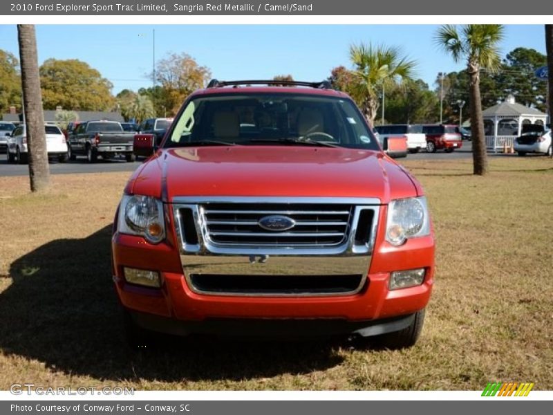 Sangria Red Metallic / Camel/Sand 2010 Ford Explorer Sport Trac Limited
