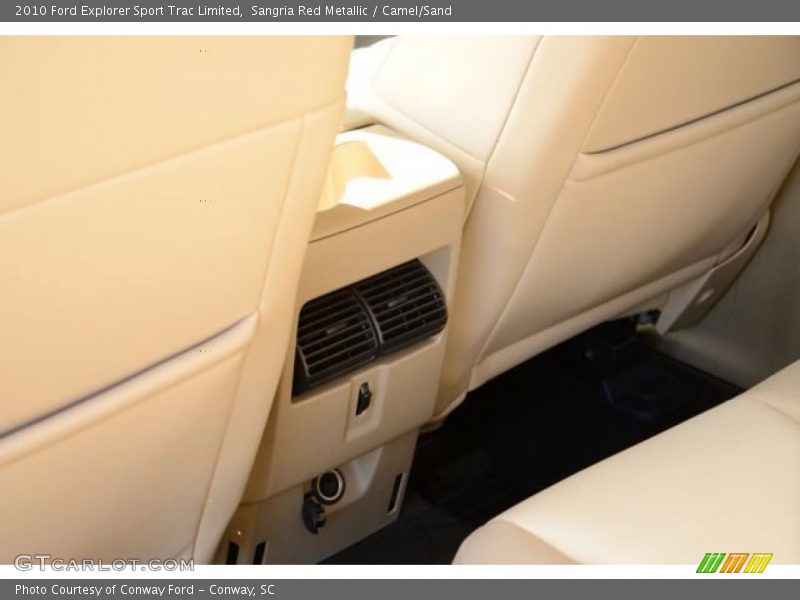 Sangria Red Metallic / Camel/Sand 2010 Ford Explorer Sport Trac Limited