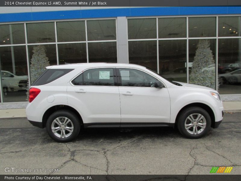 Summit White / Jet Black 2014 Chevrolet Equinox LS AWD