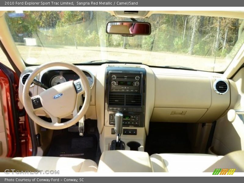 Dashboard of 2010 Explorer Sport Trac Limited