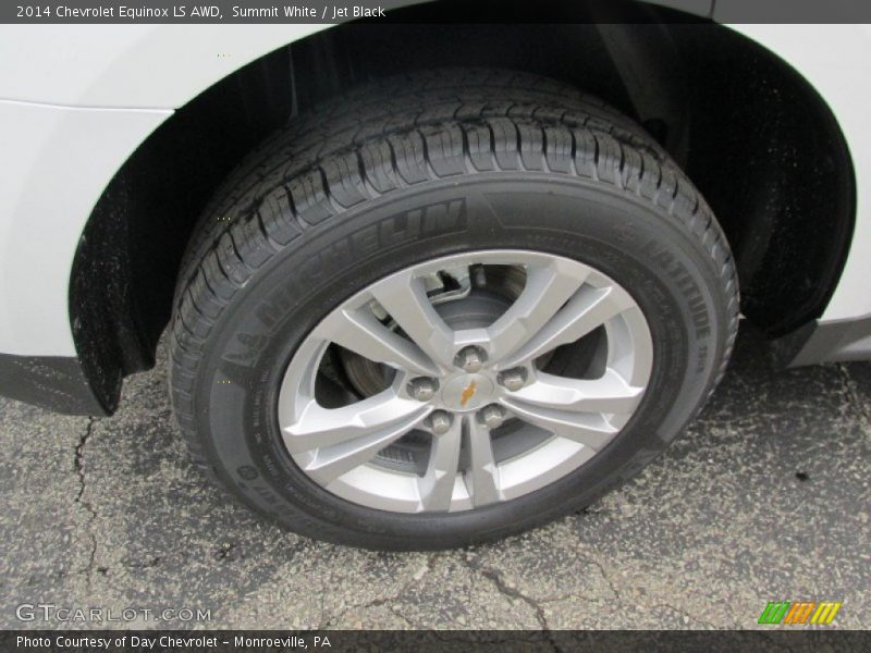 Summit White / Jet Black 2014 Chevrolet Equinox LS AWD