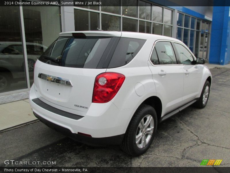 Summit White / Jet Black 2014 Chevrolet Equinox LS AWD