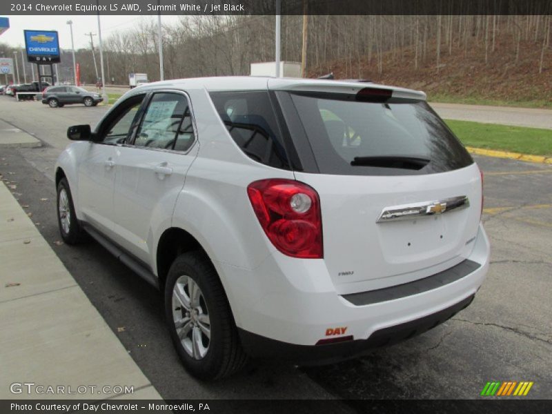 Summit White / Jet Black 2014 Chevrolet Equinox LS AWD