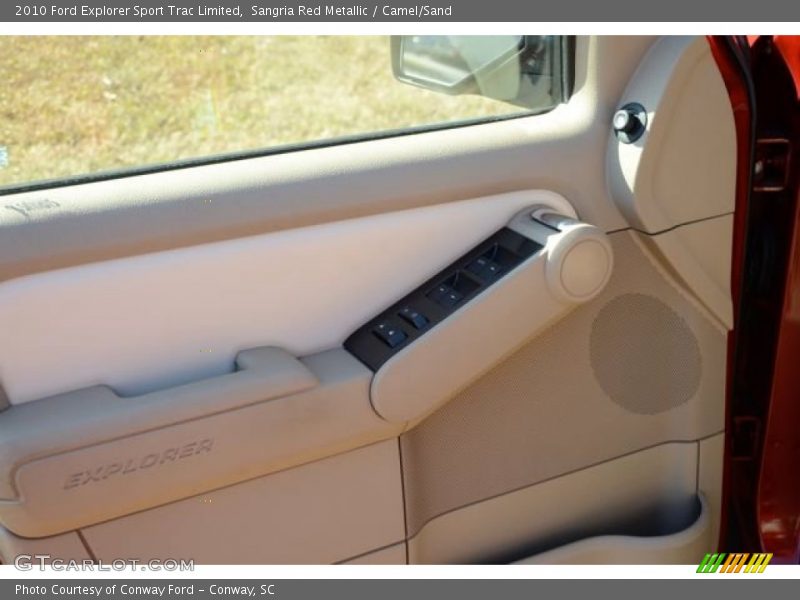 Sangria Red Metallic / Camel/Sand 2010 Ford Explorer Sport Trac Limited