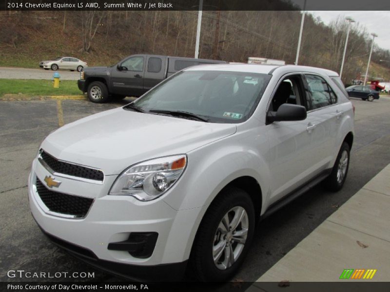 Summit White / Jet Black 2014 Chevrolet Equinox LS AWD