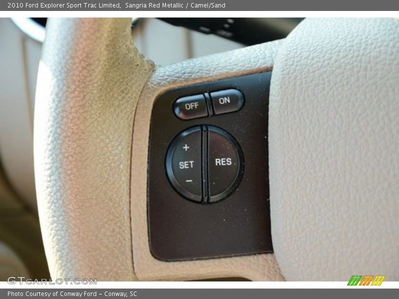 Controls of 2010 Explorer Sport Trac Limited