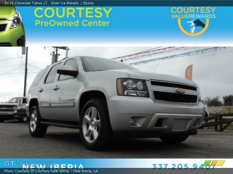 Silver Ice Metallic / Ebony 2013 Chevrolet Tahoe LT