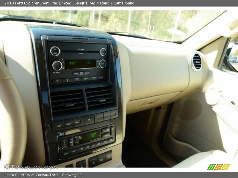 Sangria Red Metallic / Camel/Sand 2010 Ford Explorer Sport Trac Limited
