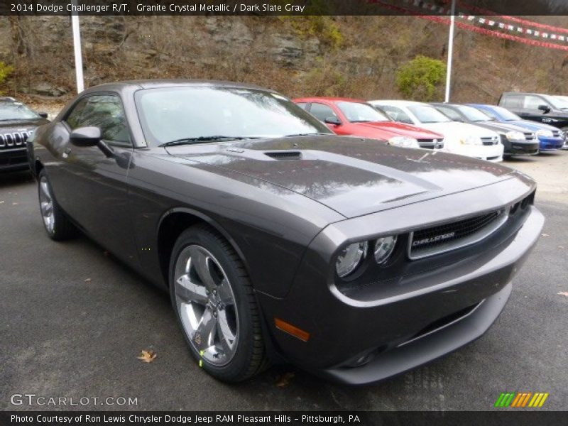 Granite Crystal Metallic / Dark Slate Gray 2014 Dodge Challenger R/T