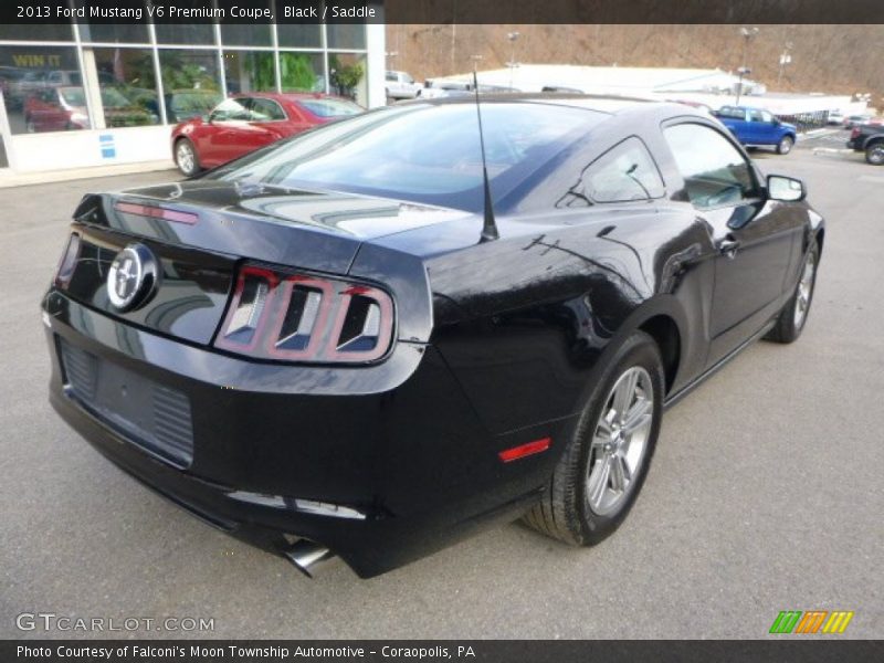 Black / Saddle 2013 Ford Mustang V6 Premium Coupe