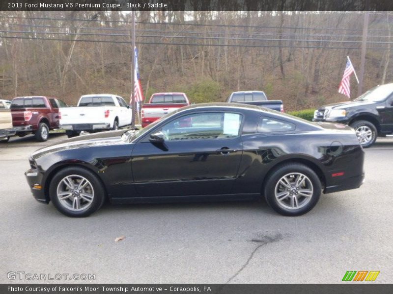 Black / Saddle 2013 Ford Mustang V6 Premium Coupe