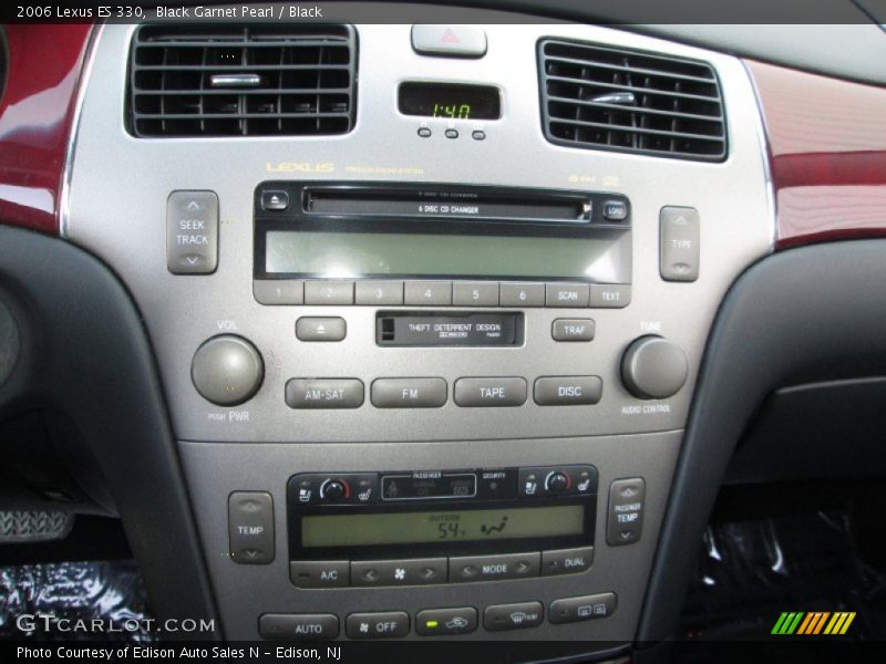 Black Garnet Pearl / Black 2006 Lexus ES 330