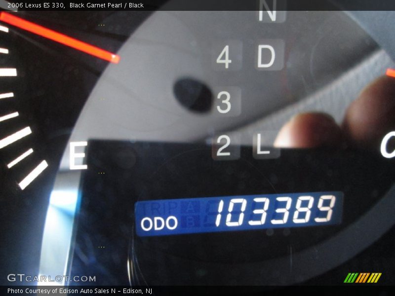 Black Garnet Pearl / Black 2006 Lexus ES 330