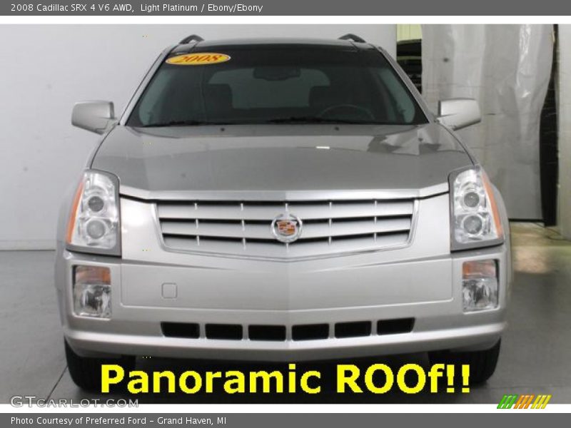 Light Platinum / Ebony/Ebony 2008 Cadillac SRX 4 V6 AWD