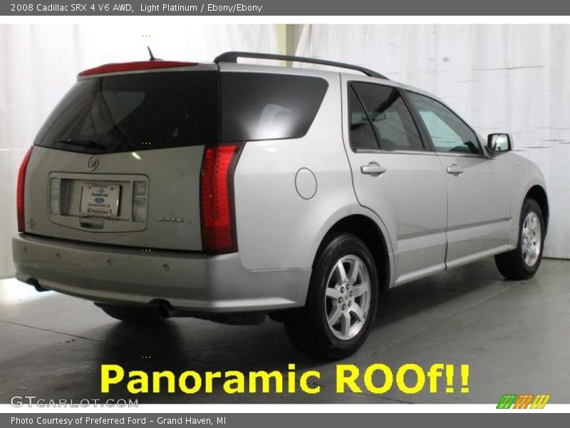 Light Platinum / Ebony/Ebony 2008 Cadillac SRX 4 V6 AWD