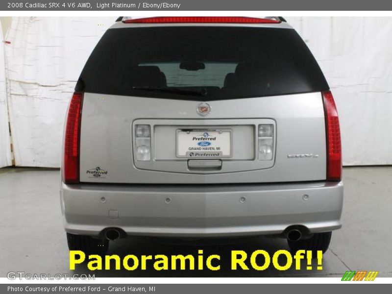 Light Platinum / Ebony/Ebony 2008 Cadillac SRX 4 V6 AWD