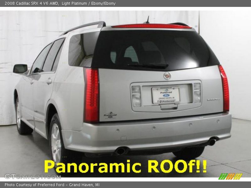 Light Platinum / Ebony/Ebony 2008 Cadillac SRX 4 V6 AWD