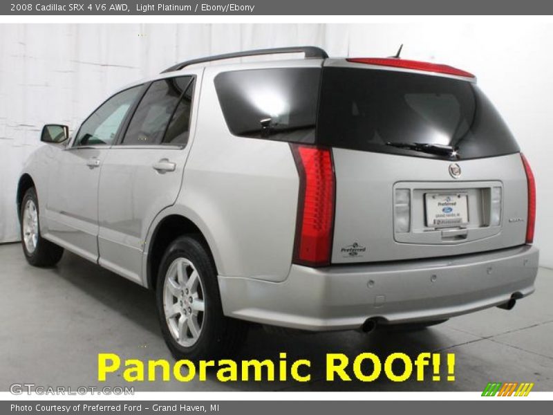 Light Platinum / Ebony/Ebony 2008 Cadillac SRX 4 V6 AWD