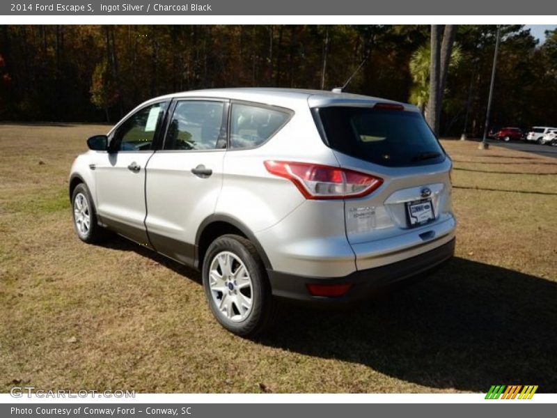 Ingot Silver / Charcoal Black 2014 Ford Escape S