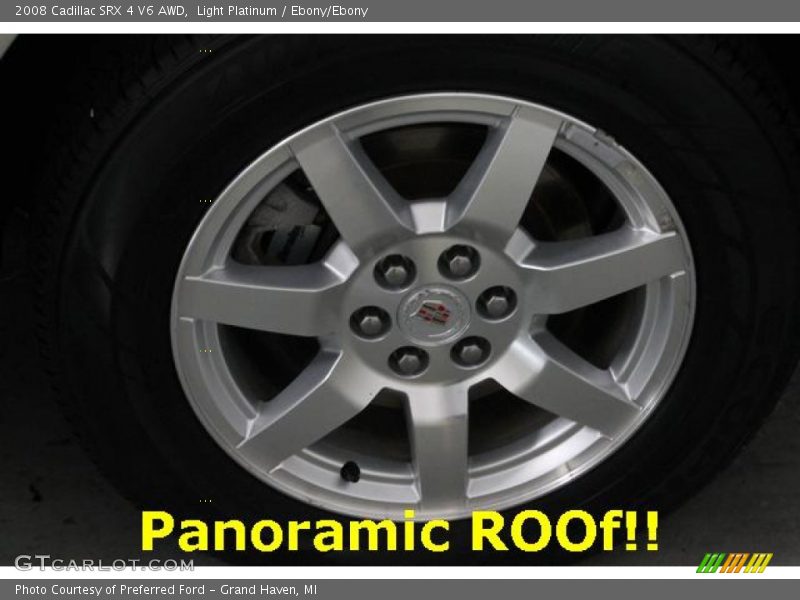 Light Platinum / Ebony/Ebony 2008 Cadillac SRX 4 V6 AWD