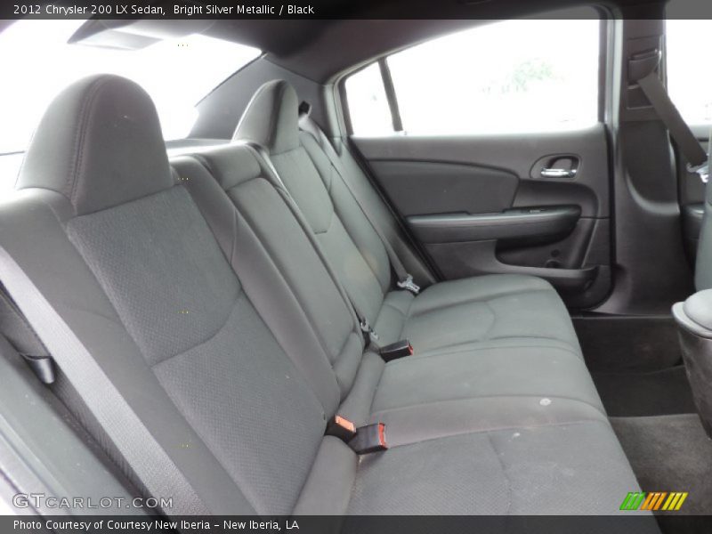 Bright Silver Metallic / Black 2012 Chrysler 200 LX Sedan