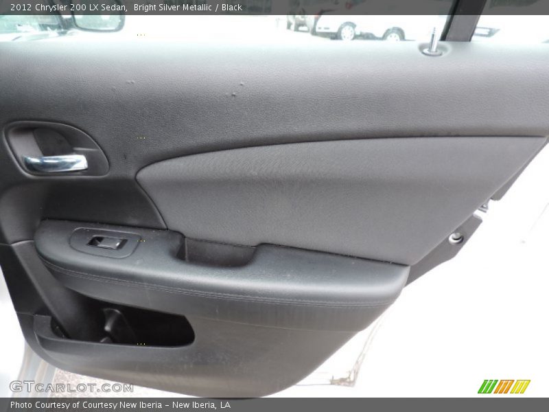 Bright Silver Metallic / Black 2012 Chrysler 200 LX Sedan