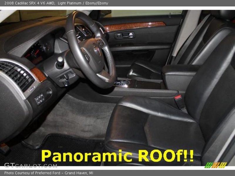 Light Platinum / Ebony/Ebony 2008 Cadillac SRX 4 V6 AWD