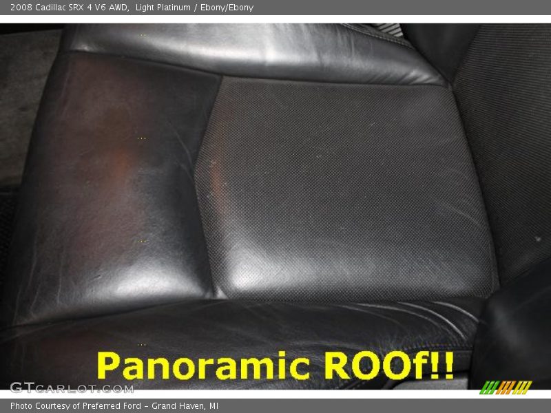 Light Platinum / Ebony/Ebony 2008 Cadillac SRX 4 V6 AWD