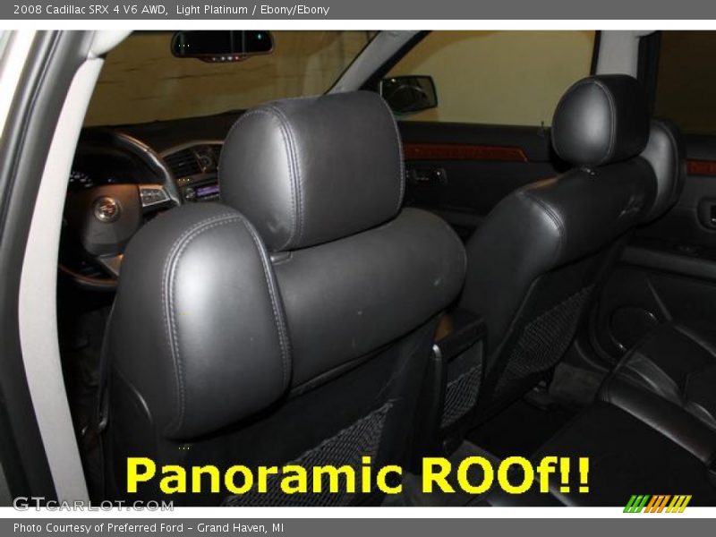 Light Platinum / Ebony/Ebony 2008 Cadillac SRX 4 V6 AWD