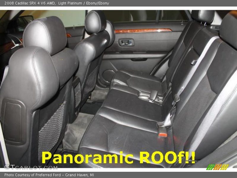 Light Platinum / Ebony/Ebony 2008 Cadillac SRX 4 V6 AWD