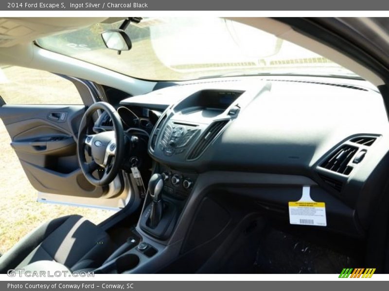 Ingot Silver / Charcoal Black 2014 Ford Escape S
