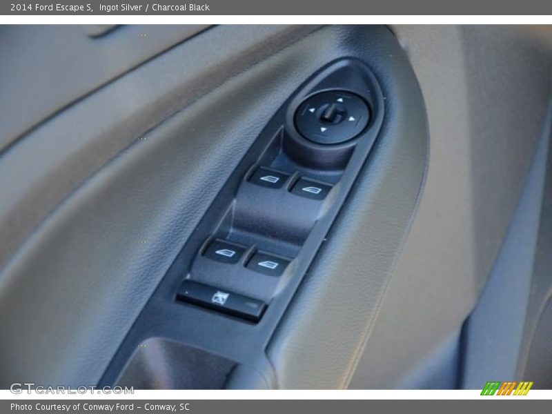 Ingot Silver / Charcoal Black 2014 Ford Escape S