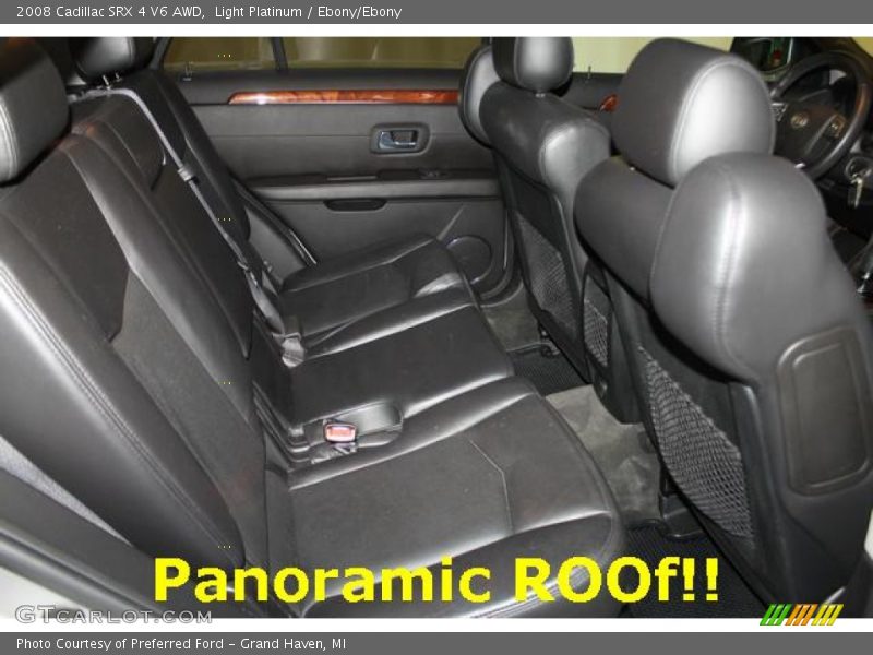 Light Platinum / Ebony/Ebony 2008 Cadillac SRX 4 V6 AWD