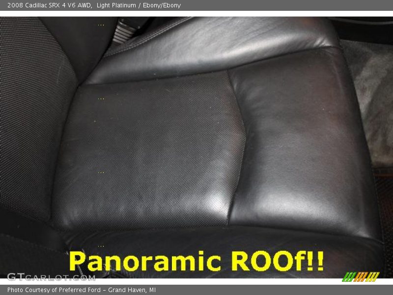 Light Platinum / Ebony/Ebony 2008 Cadillac SRX 4 V6 AWD