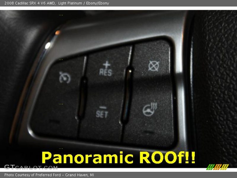 Light Platinum / Ebony/Ebony 2008 Cadillac SRX 4 V6 AWD