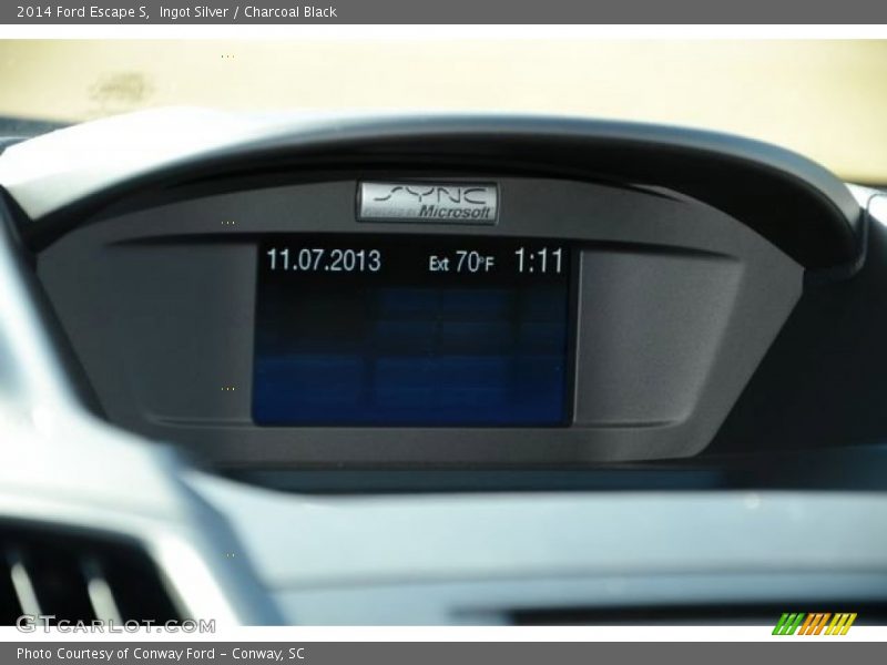Ingot Silver / Charcoal Black 2014 Ford Escape S
