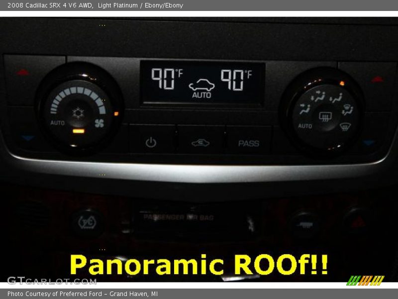 Light Platinum / Ebony/Ebony 2008 Cadillac SRX 4 V6 AWD