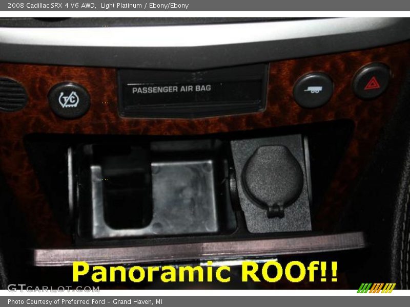 Light Platinum / Ebony/Ebony 2008 Cadillac SRX 4 V6 AWD