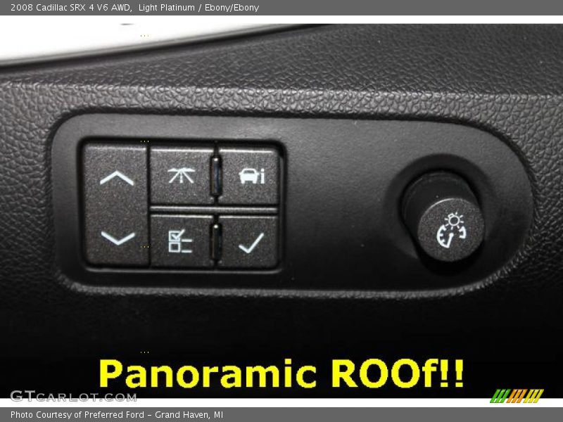 Light Platinum / Ebony/Ebony 2008 Cadillac SRX 4 V6 AWD