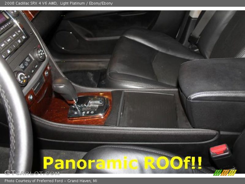 Light Platinum / Ebony/Ebony 2008 Cadillac SRX 4 V6 AWD