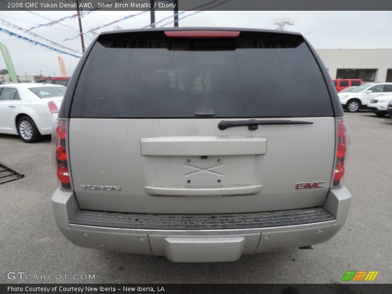 Silver Birch Metallic / Ebony 2008 GMC Yukon Denali AWD