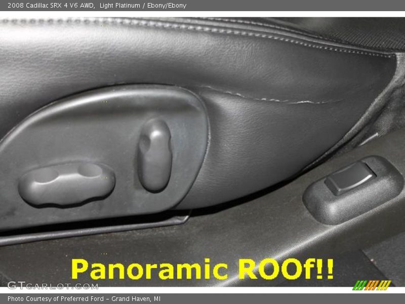 Light Platinum / Ebony/Ebony 2008 Cadillac SRX 4 V6 AWD