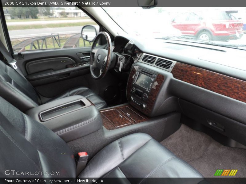 Silver Birch Metallic / Ebony 2008 GMC Yukon Denali AWD
