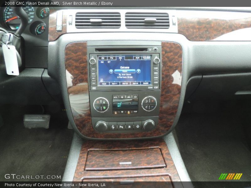 Silver Birch Metallic / Ebony 2008 GMC Yukon Denali AWD