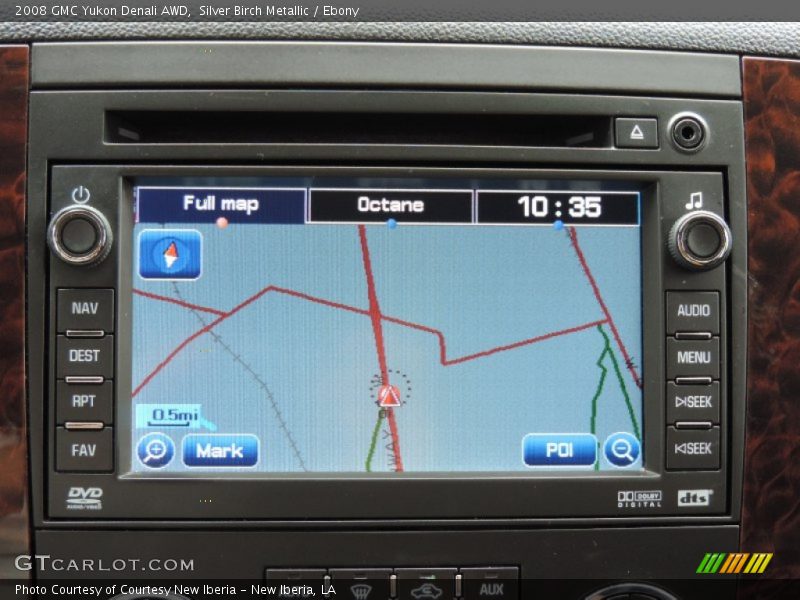 Silver Birch Metallic / Ebony 2008 GMC Yukon Denali AWD