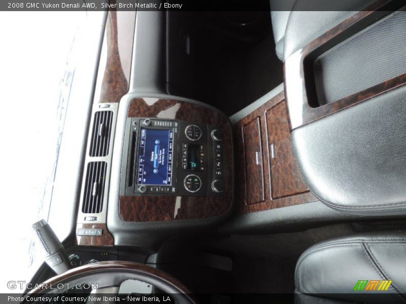 Silver Birch Metallic / Ebony 2008 GMC Yukon Denali AWD