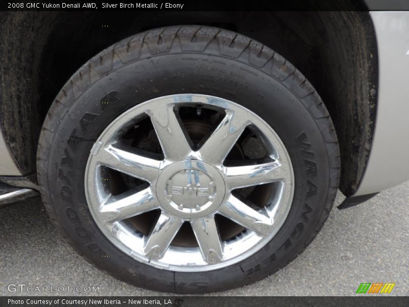 Silver Birch Metallic / Ebony 2008 GMC Yukon Denali AWD